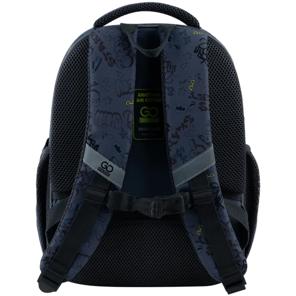 Ортопедический рюкзак каркасный GoPack Education Super Skater 597M-4, серый Ортопедический рюкзак каркасный GoPack Education Super Skater 597M-4, серый