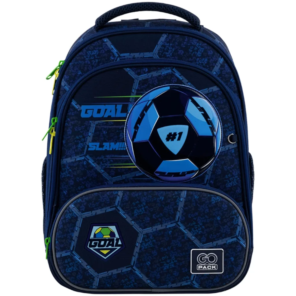 Ортопедический рюкзак каркасный GoPack Education Goal 597M-6, синий Ортопедический рюкзак каркасный GoPack Education Goal 597M-6, синий