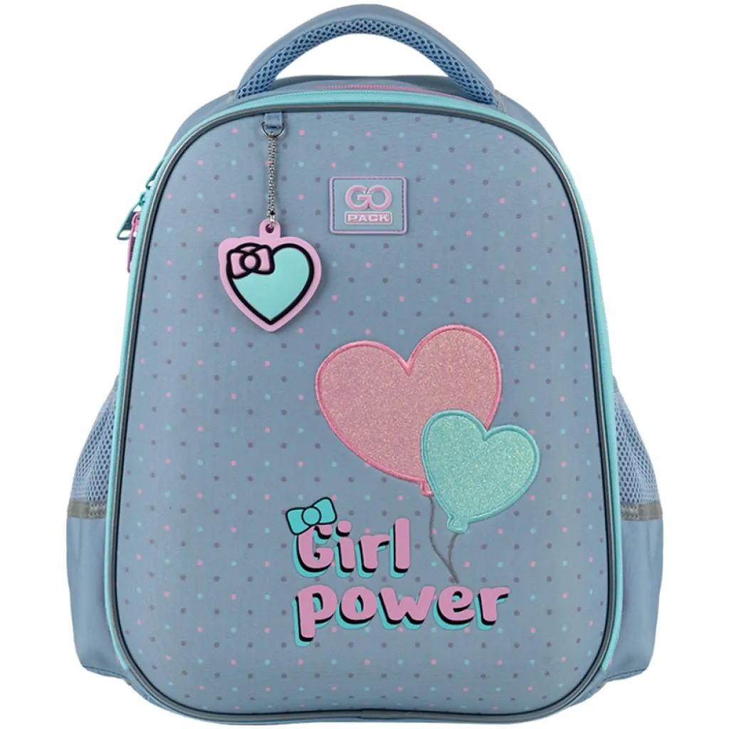 Ортопедический рюкзак полукаркасный GoPack Education Girl Power 165M, серый Ортопедический рюкзак полукаркасный GoPack Education Girl Power 165M, серый