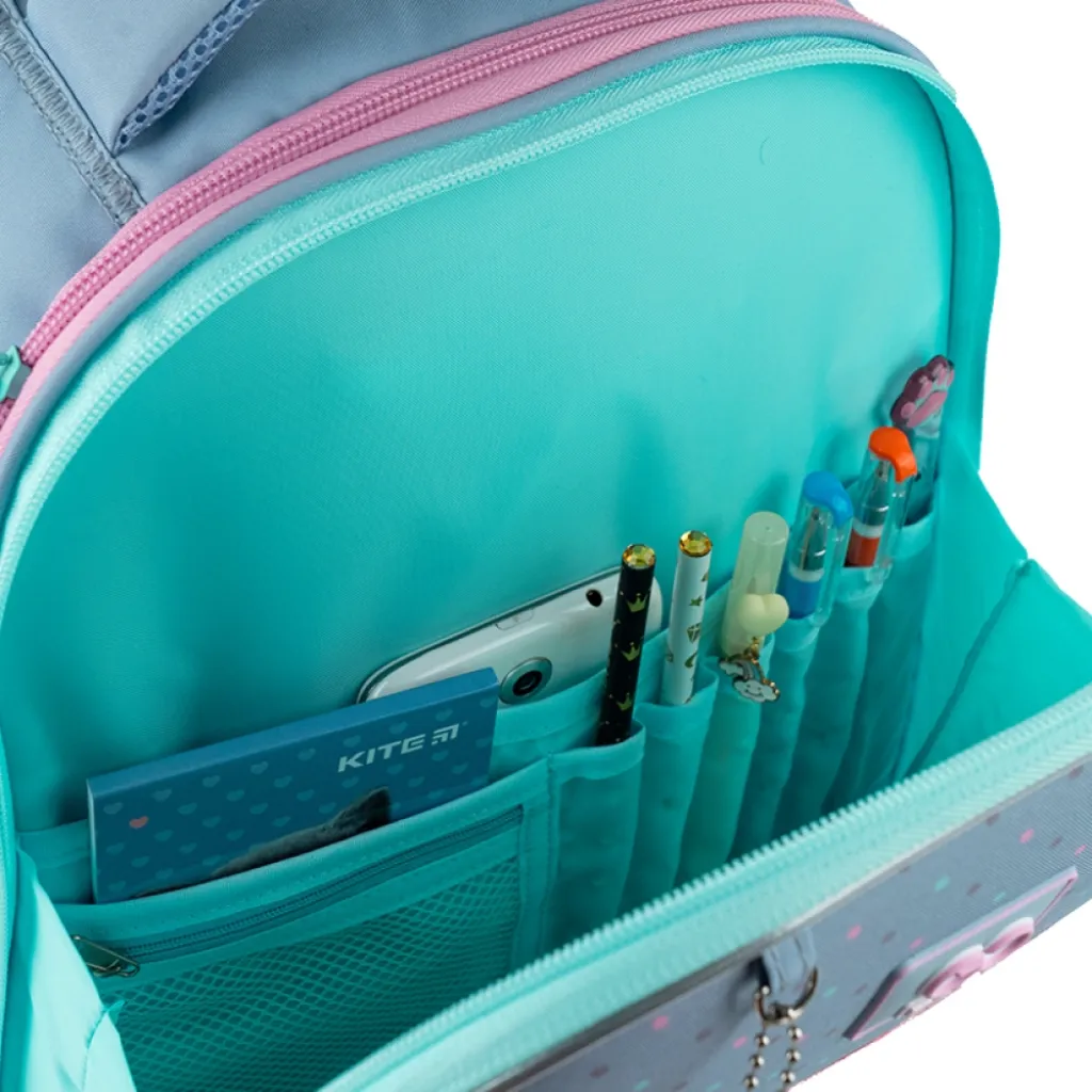 Ортопедический рюкзак полукаркасный GoPack Education Girl Power 165M, серый Ортопедический рюкзак полукаркасный GoPack Education Girl Power 165M, серый