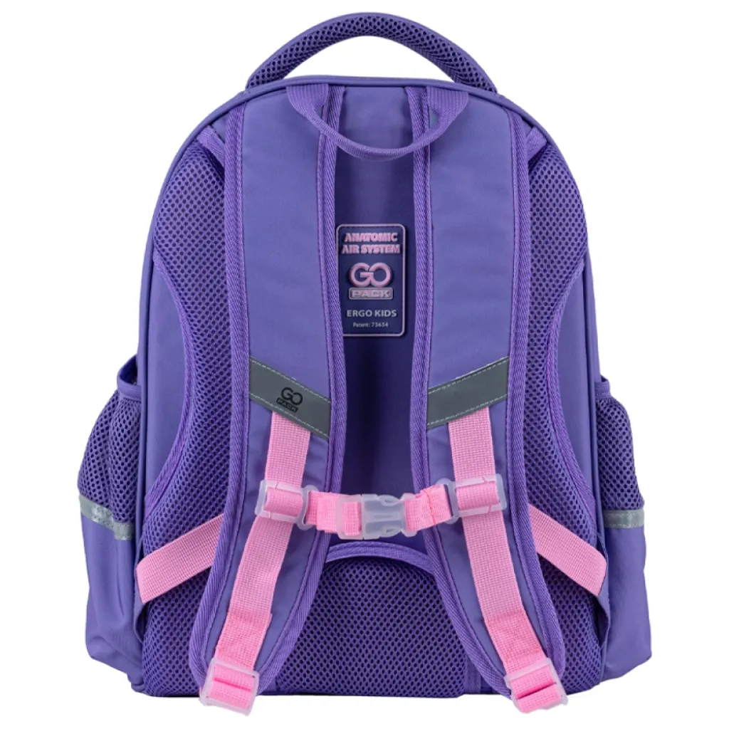 Ортопедичний рюкзак напівкаркасний GoPack Education Glowing 165M, фіолетовий Ортопедичний рюкзак напівкаркасний GoPack Education Glowing 165M, фіолетовий