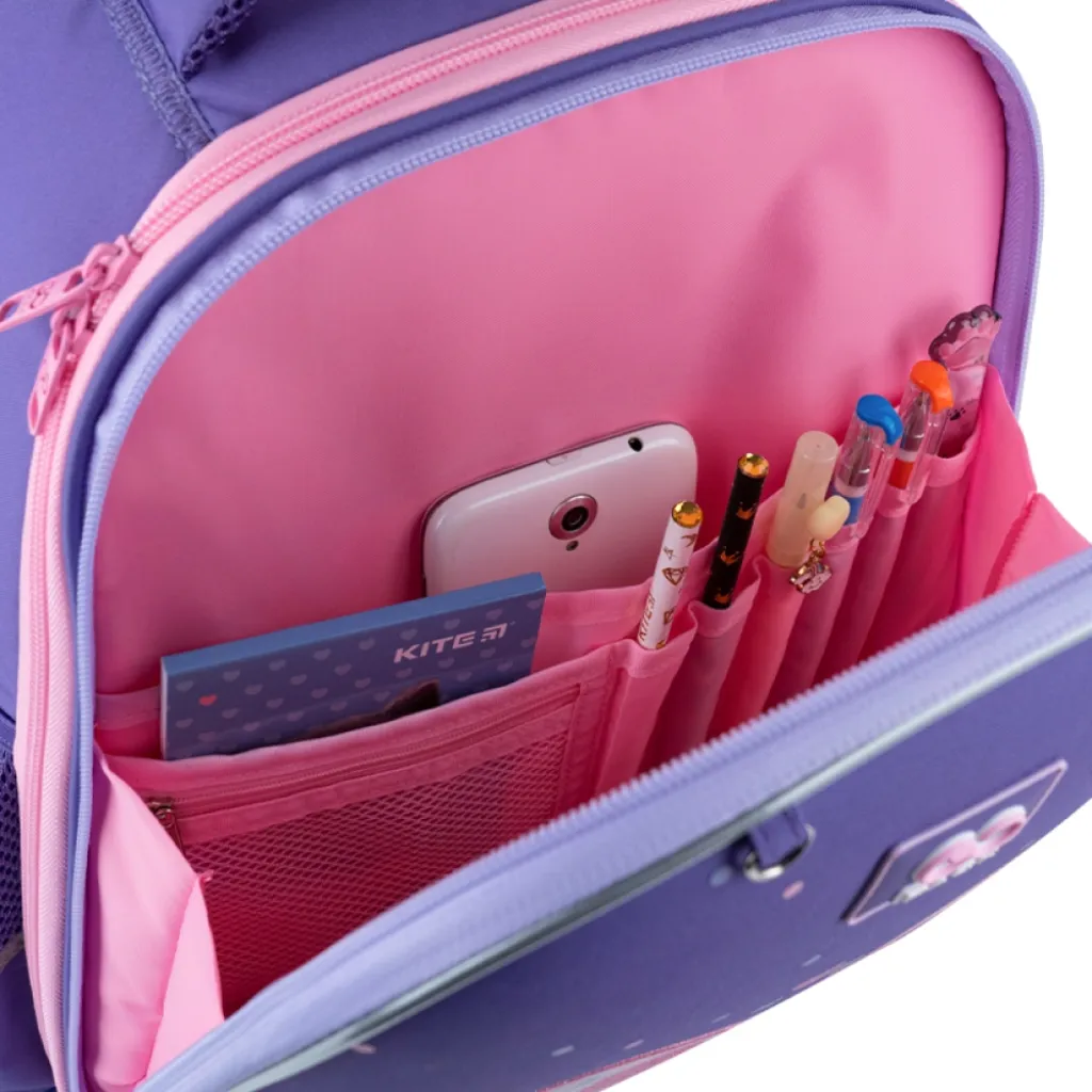 Ортопедичний рюкзак напівкаркасний GoPack Education Glowing 165M, фіолетовий Ортопедичний рюкзак напівкаркасний GoPack Education Glowing 165M, фіолетовий