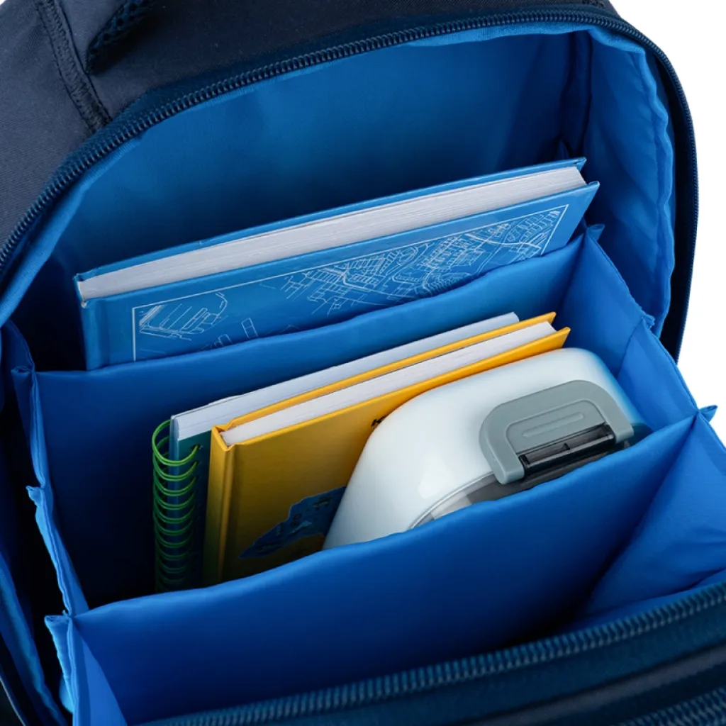Ортопедический рюкзак полукаркасный GoPack Education Level Up 165M, синий Ортопедический рюкзак полукаркасный GoPack Education Level Up 165M, синий