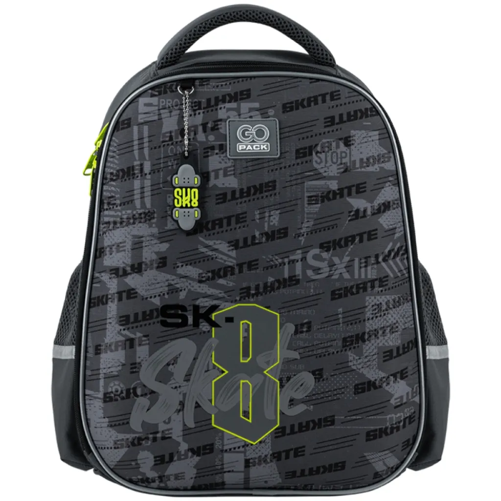 Ортопедический рюкзак полукаркасный GoPack Education Skate 165M, серый Ортопедический рюкзак полукаркасный GoPack Education Skate 165M, серый
