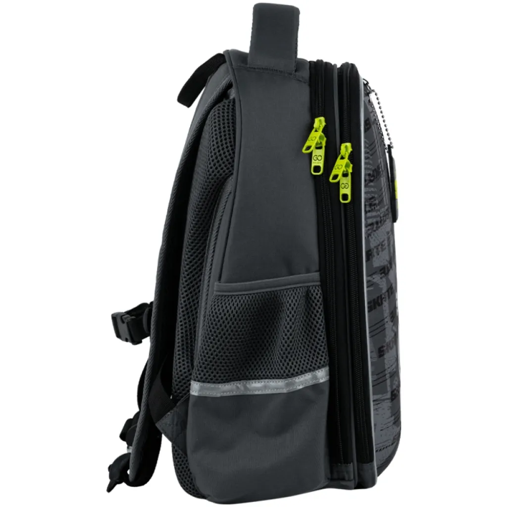 Ортопедический рюкзак полукаркасный GoPack Education Skate 165M, серый Ортопедический рюкзак полукаркасный GoPack Education Skate 165M, серый