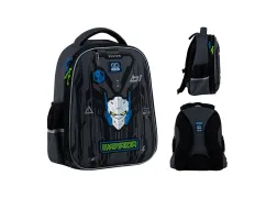 Ортопедичний рюкзак напівкаркасний GoPack Education Warrior 165M, сірий Ортопедичний рюкзак напівкаркасний GoPack Education Warrior 165M, сірий