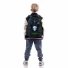 Ортопедический рюкзак полукаркасный GoPack Education Warrior 165M, серый - Фото№12
