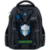 Ортопедический рюкзак полукаркасный GoPack Education Warrior 165M, серый - Фото№4