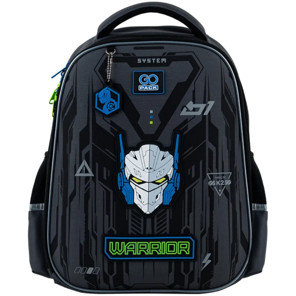 Ортопедический рюкзак полукаркасный GoPack Education Warrior 165M, серый Ортопедический рюкзак полукаркасный GoPack Education Warrior 165M, серый