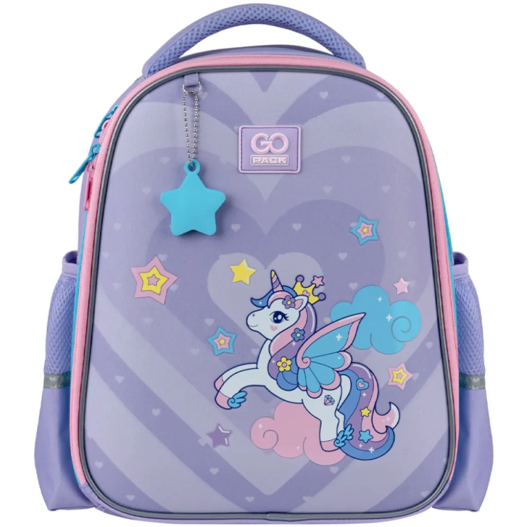 Ортопедический рюкзак полукаркасный GoPack Education Cute Pony 165S, фиолетовый Ортопедический рюкзак полукаркасный GoPack Education Cute Pony 165S, фиолетовый