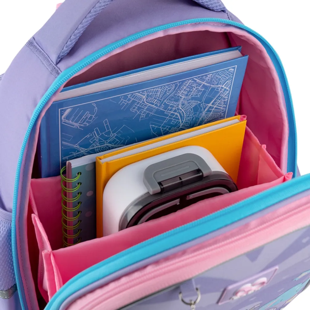 Ортопедический рюкзак полукаркасный GoPack Education Cute Pony 165S, фиолетовый Ортопедический рюкзак полукаркасный GoPack Education Cute Pony 165S, фиолетовый