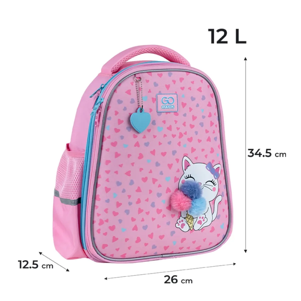 Ортопедический рюкзак полукаркасный GoPack Education Cute Pony 165S, розовый Ортопедический рюкзак полукаркасный GoPack Education Cute Pony 165S, розовый