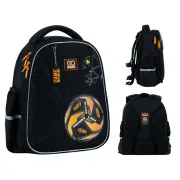 Ортопедичний рюкзак напівкаркасний GoPack Education It's a Goal Time 165S, чорний Ортопедичний рюкзак напівкаркасний GoPack Education It's a Goal Time 165S, чорний