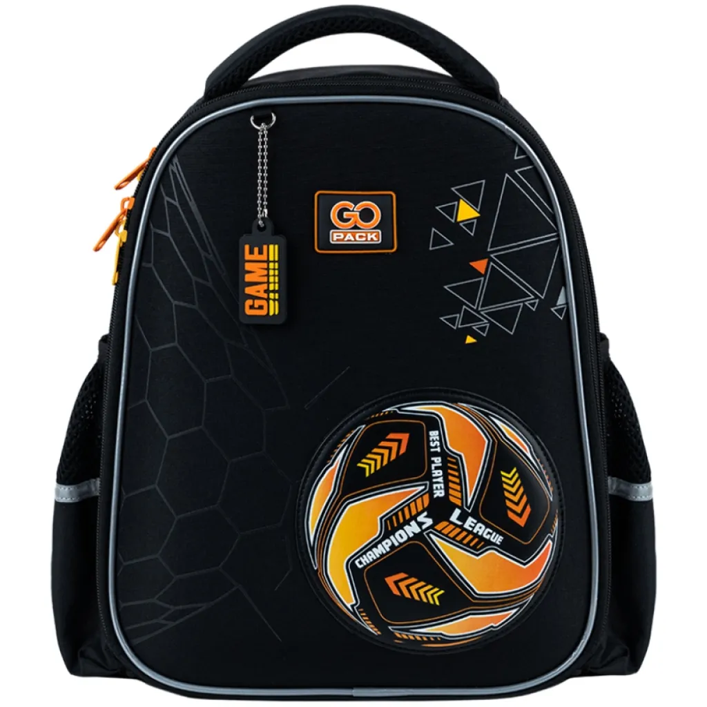 Ортопедический рюкзак полукаркасный GoPack Education It's a Goal Time 165S, черный Ортопедический рюкзак полукаркасный GoPack Education It's a Goal Time 165S, черный