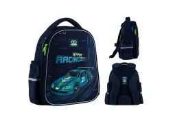 Ортопедичний рюкзак напівкаркасний GoPack Education Speedway 165S, синій Ортопедичний рюкзак напівкаркасний GoPack Education Speedway 165S, синій