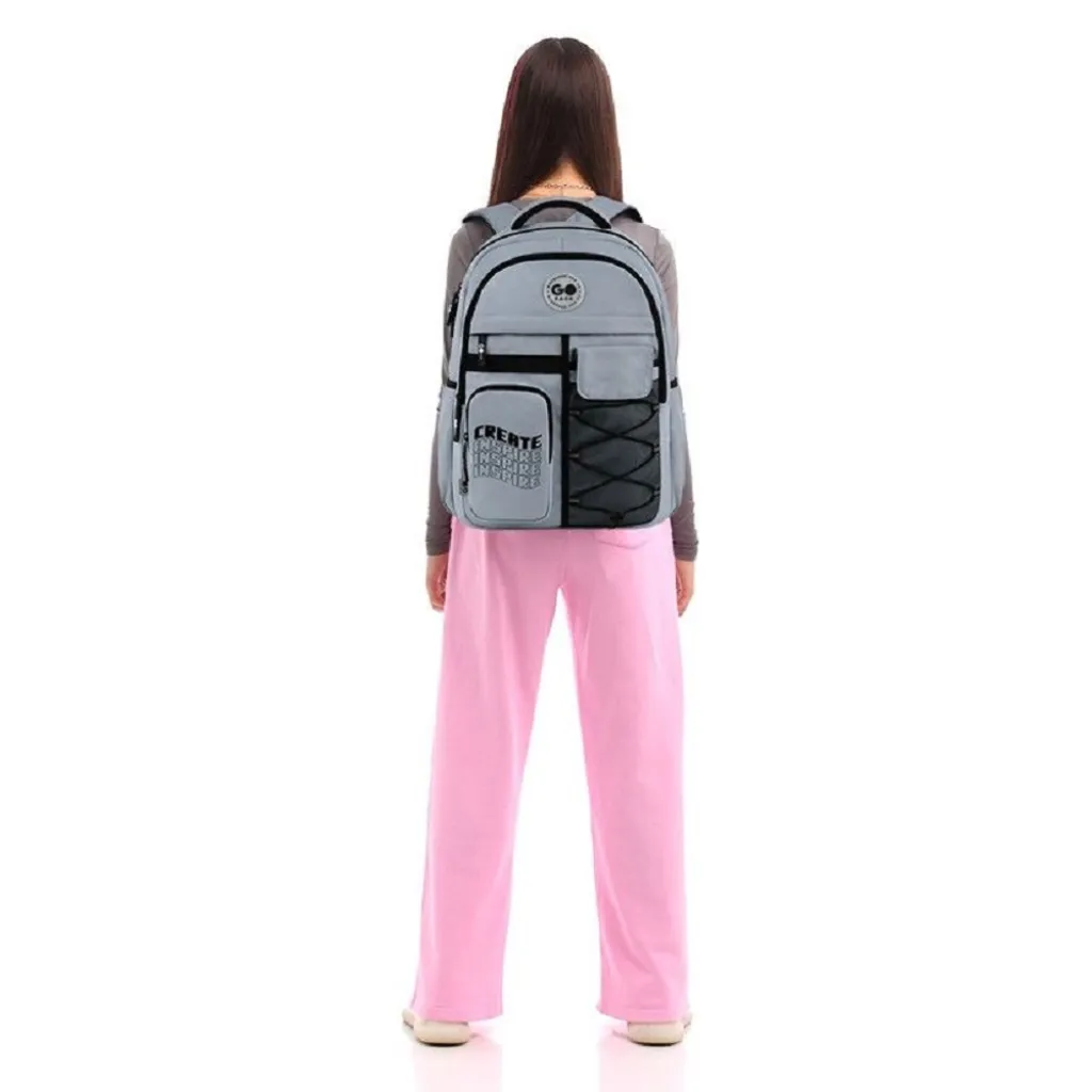 Рюкзак для підлітка GoPack Education Teens GO26-184L-2, сірий Рюкзак для підлітка GoPack Education Teens GO26-184L-2, сірий