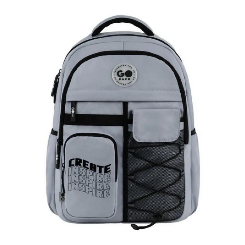 Рюкзак для підлітка GoPack Education Teens GO26-184L-2, сірий Рюкзак для підлітка GoPack Education Teens GO26-184L-2, сірий