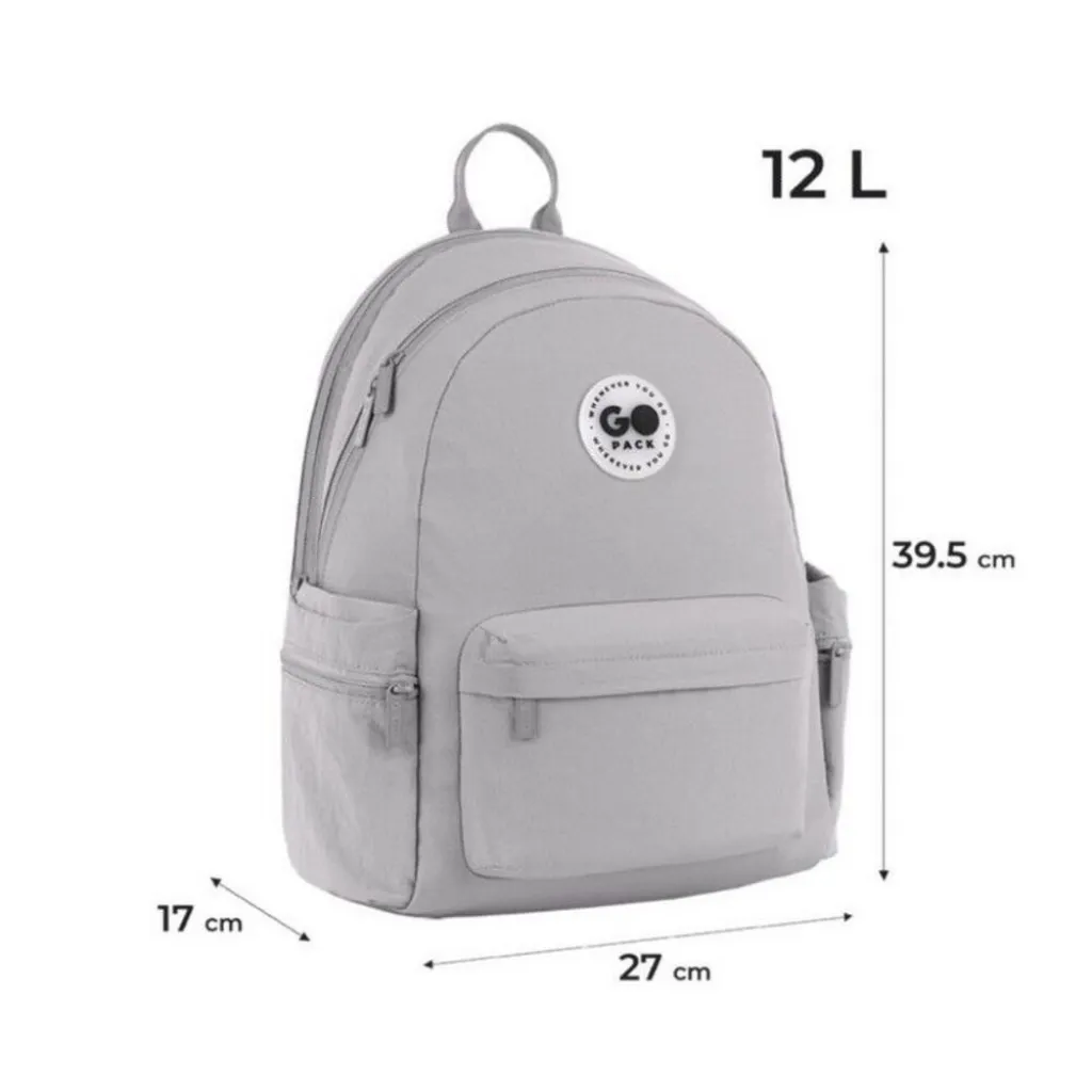 Городской рюкзак для подростка для девочек GoPack Education Teens GO26-2510M-2, серый