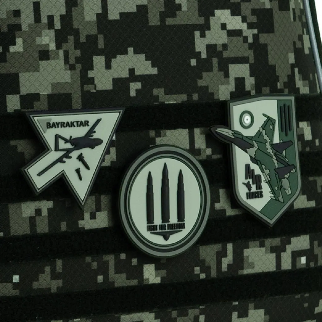 Ортопедичний набір: рюкзак + пенал + сумка для взуття Kite 531M Air Force, хакі Ортопедичний набір: рюкзак + пенал + сумка для взуття Kite 531M Air Force, хакі