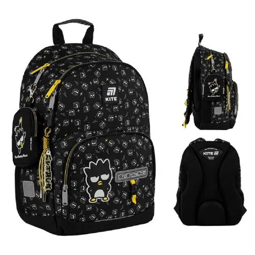 Ортопедичний рюкзак шкільний Kite Education 585 HK-1 Bad Badtz Maru, чорний - Фото№1 Ортопедичний рюкзак шкільний Kite Education 585 HK-1 Bad Badtz Maru, чорний - Фото№1