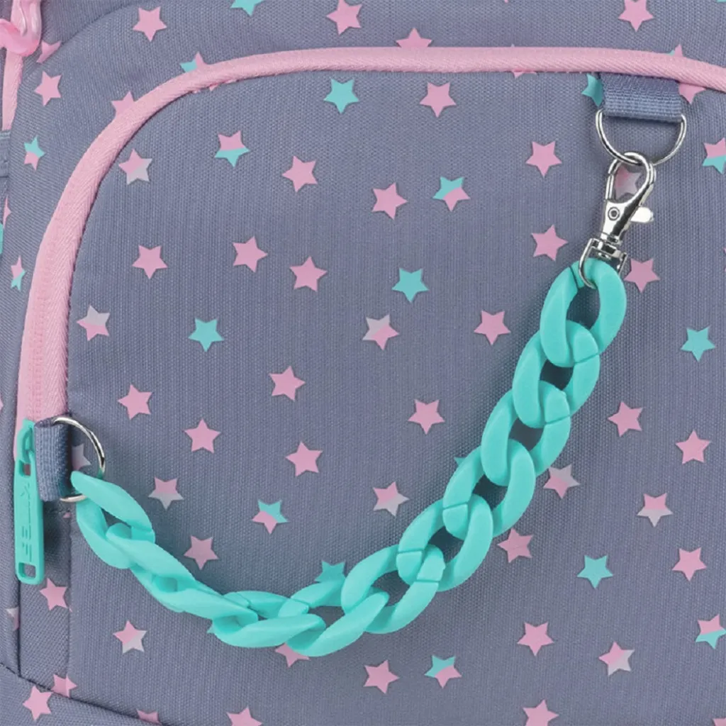 Ортопедичний рюкзак шкільний Kite Education Kawaii Stars 585M-2, сірий Ортопедичний рюкзак шкільний Kite Education Kawaii Stars 585M-2, сірий