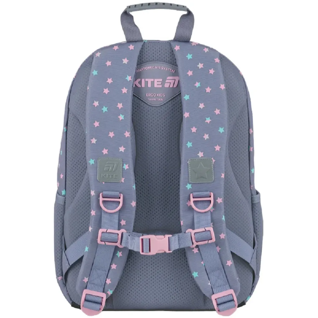 Ортопедичний рюкзак шкільний Kite Education Kawaii Stars 585M-2, сірий Ортопедичний рюкзак шкільний Kite Education Kawaii Stars 585M-2, сірий