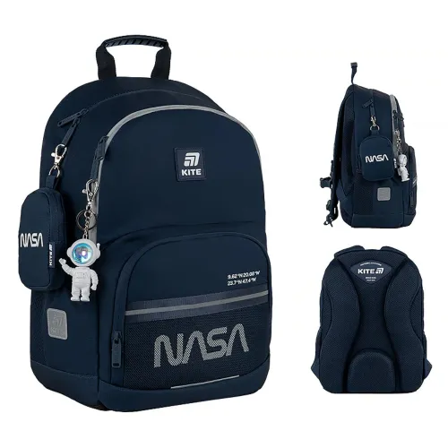 Ортопедичний рюкзак Kite Education NASA NS25-585M, темно-синій - Фото№1 Ортопедичний рюкзак Kite Education NASA NS25-585M, темно-синій - Фото№1