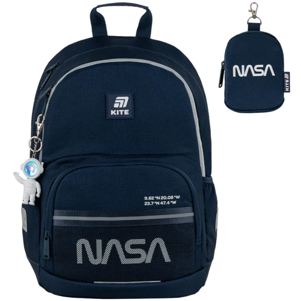Ортопедичний рюкзак Kite Education NASA NS25-585M, темно-синій Ортопедичний рюкзак Kite Education NASA NS25-585M, темно-синій