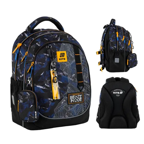 Ортопедичний рюкзак Kite Education Beast Mode K25-700M-4, чорний - Фото№1 Ортопедичний рюкзак Kite Education Beast Mode K25-700M-4, чорний - Фото№1