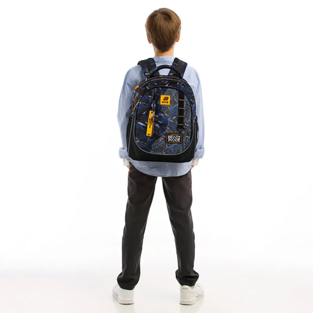 Ортопедичний рюкзак Kite Education Beast Mode K25-700M-4, чорний Ортопедичний рюкзак Kite Education Beast Mode K25-700M-4, чорний