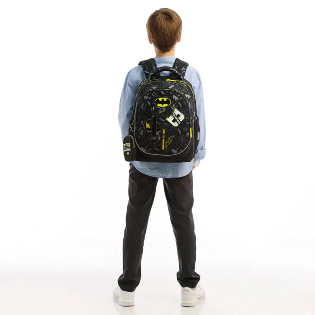 Ортопедичний рюкзак Kite Education DC Batman DC25-700M, чорний Ортопедичний рюкзак Kite Education DC Batman DC25-700M, чорний
