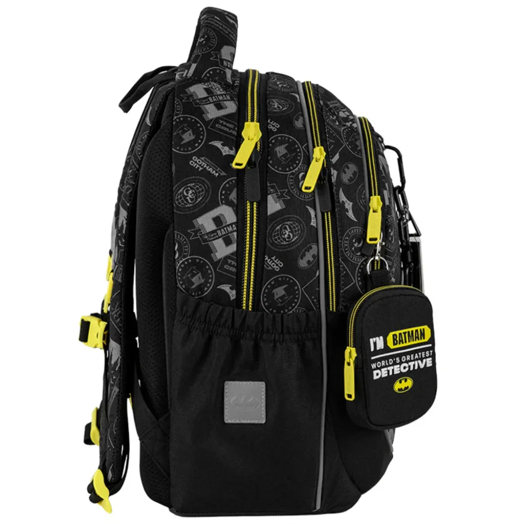 Ортопедичний рюкзак Kite Education DC Batman DC25-700M, чорний Ортопедичний рюкзак Kite Education DC Batman DC25-700M, чорний