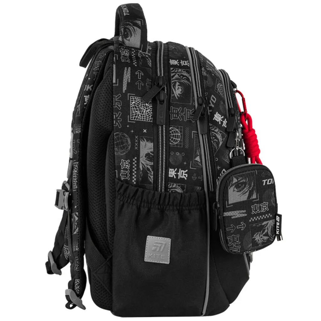 Ортопедичний рюкзак Kite Education Tokyo K25-700M-3, чорний Ортопедичний рюкзак Kite Education Tokyo K25-700M-3, чорний