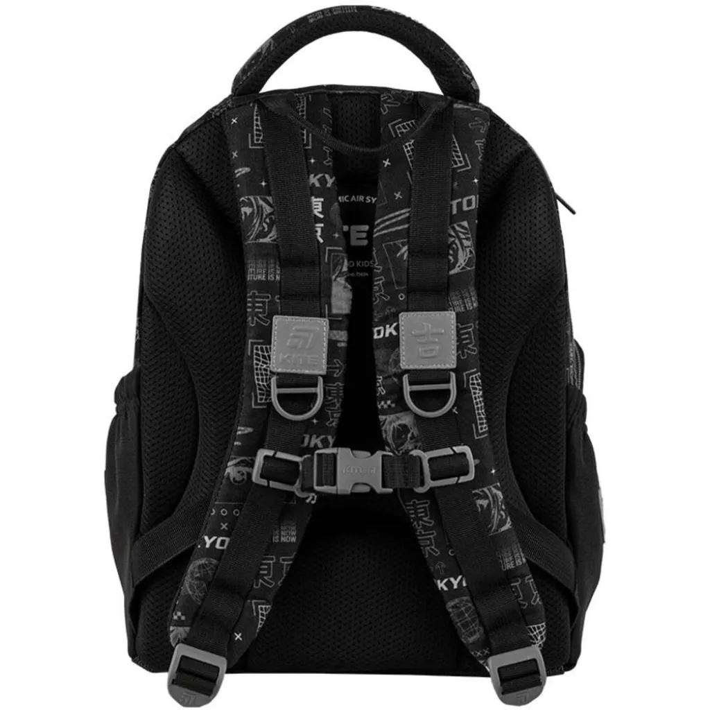 Ортопедичний рюкзак Kite Education Tokyo K25-700M-3, чорний Ортопедичний рюкзак Kite Education Tokyo K25-700M-3, чорний