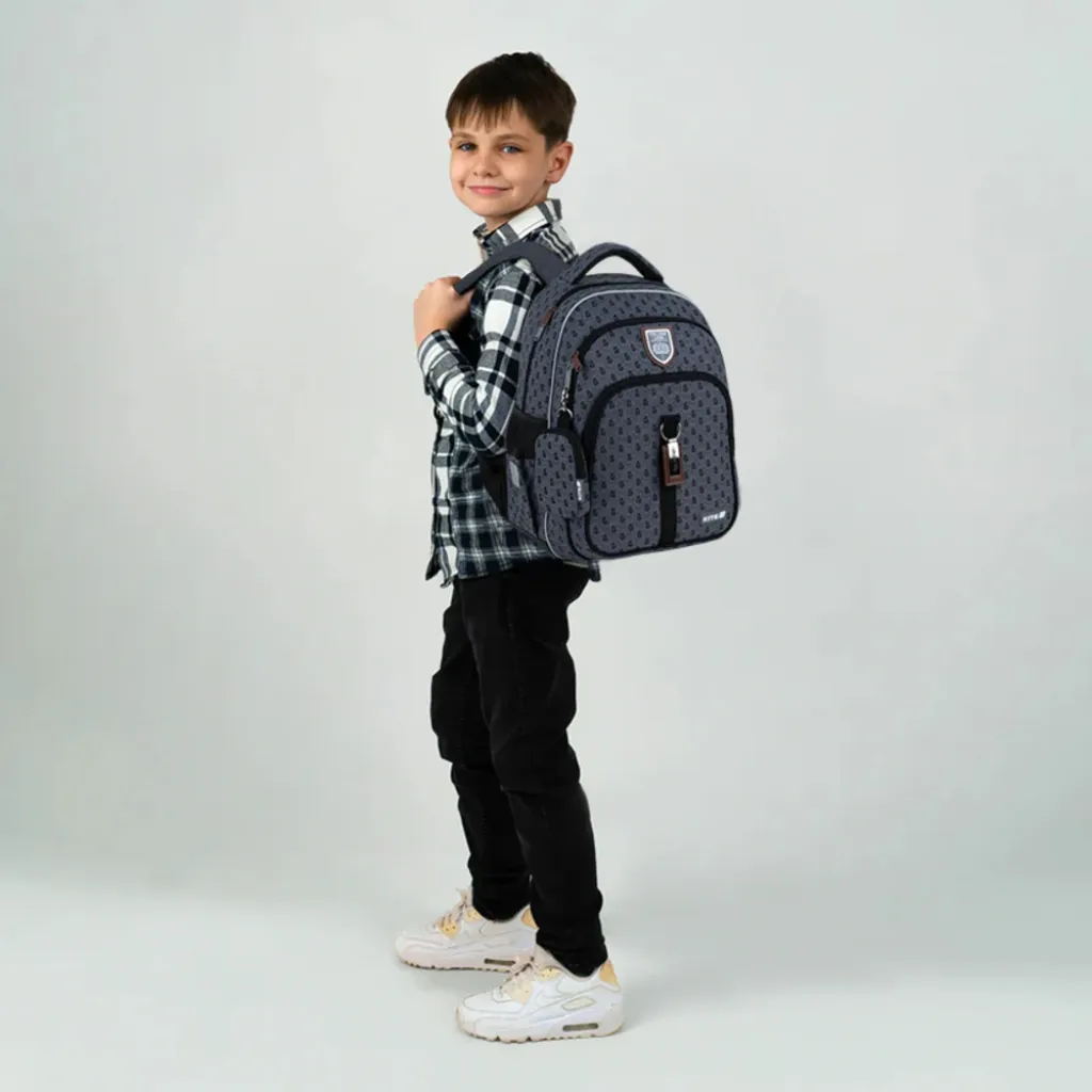 Ортопедичний рюкзак Kite Education College Line Boy K25-763M-3, сірий Ортопедичний рюкзак Kite Education College Line Boy K25-763M-3, сірий