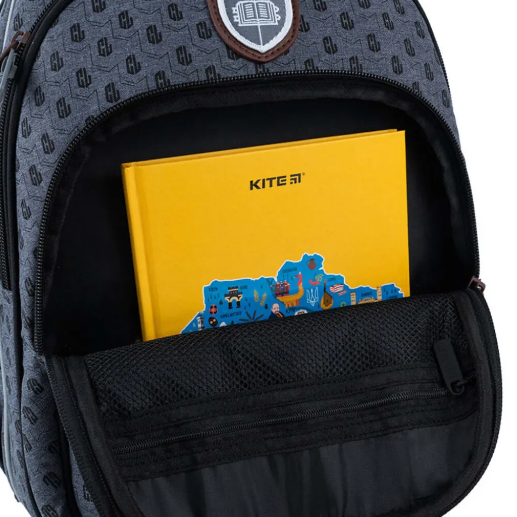 Ортопедичний рюкзак Kite Education College Line Boy K25-763M-3, сірий Ортопедичний рюкзак Kite Education College Line Boy K25-763M-3, сірий