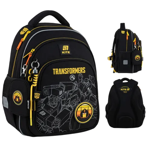 Ортопедичний рюкзак Kite Education Transformers Generations TF25-763S, чорний - Фото№1 Ортопедичний рюкзак Kite Education Transformers Generations TF25-763S, чорний - Фото№1