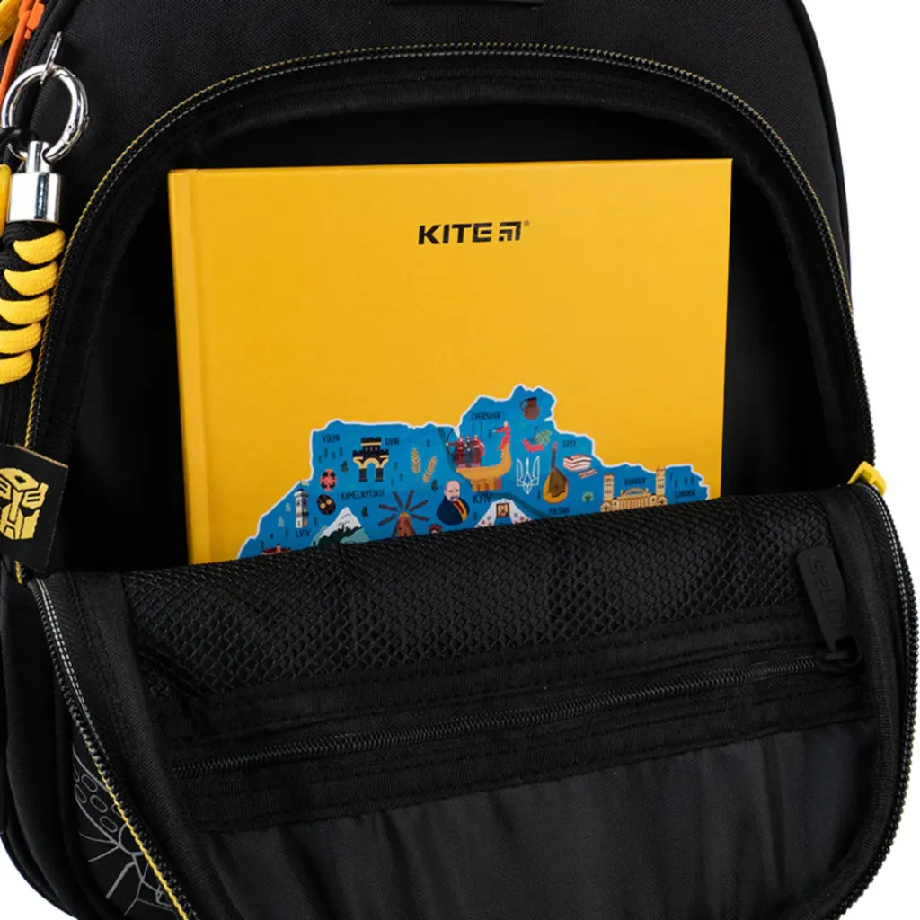 Ортопедичний рюкзак Kite Education Transformers Generations TF25-763S, чорний Ортопедичний рюкзак Kite Education Transformers Generations TF25-763S, чорний