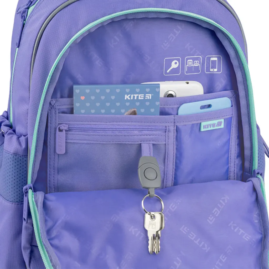 Ортопедичний рюкзак Kite Education Pretty Nice K25-771S-2, бузковий Ортопедичний рюкзак Kite Education Pretty Nice K25-771S-2, бузковий