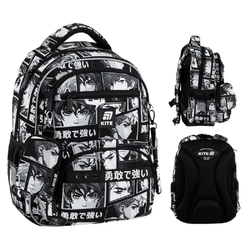 Ортопедичний рюкзак шкільний Kite Education Anime Boy K25-773M-4, чорний - Фото№1 Ортопедичний рюкзак шкільний Kite Education Anime Boy K25-773M-4, чорний - Фото№1