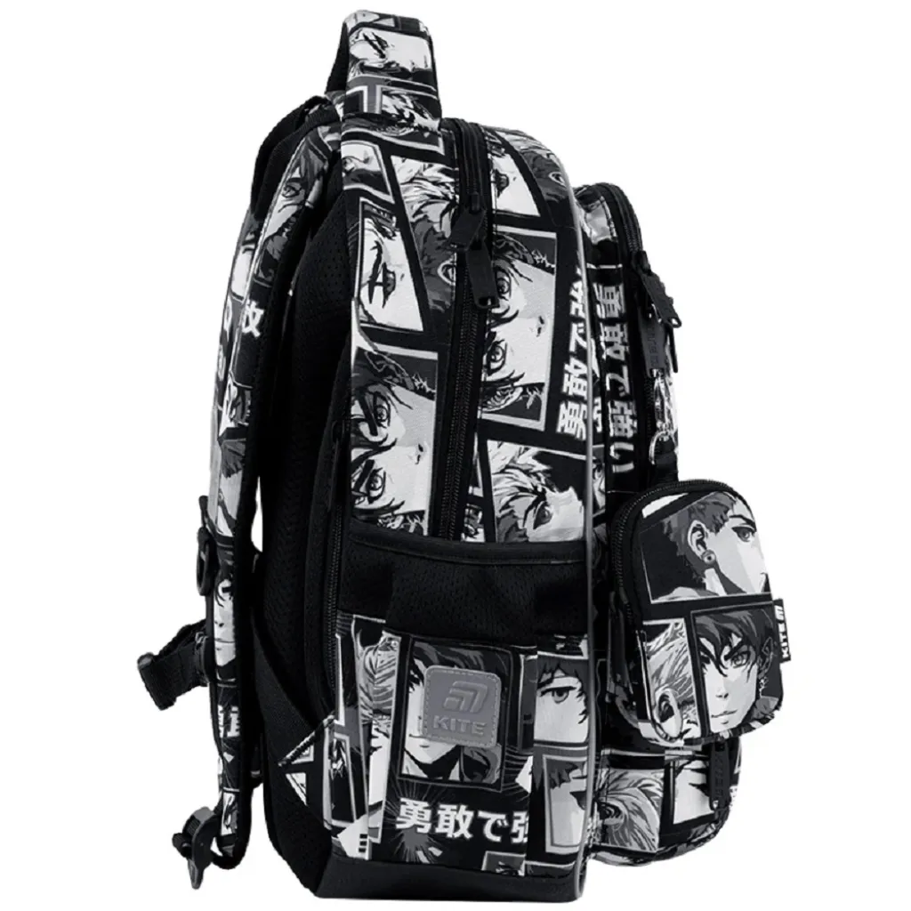 Ортопедичний рюкзак шкільний Kite Education Anime Boy K25-773M-4, чорний Ортопедичний рюкзак шкільний Kite Education Anime Boy K25-773M-4, чорний