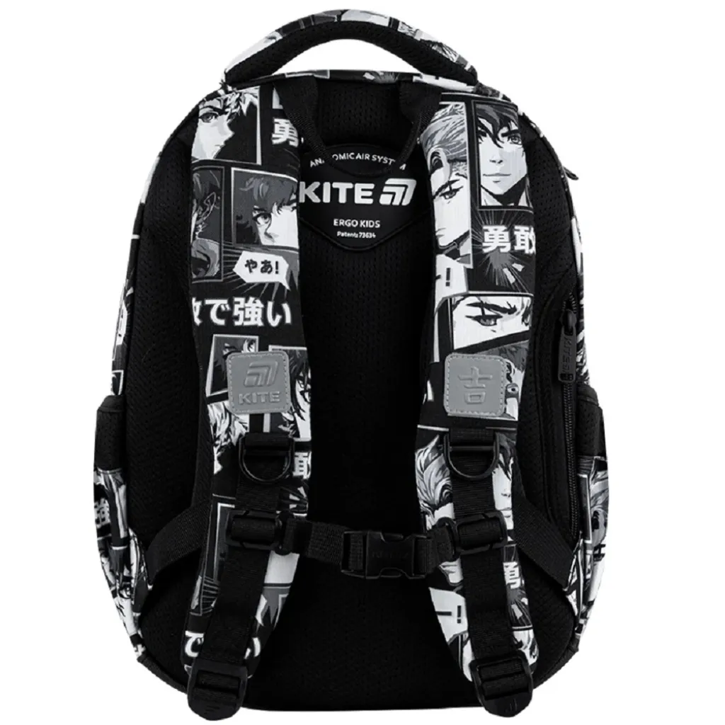 Ортопедичний рюкзак шкільний Kite Education Anime Boy K25-773M-4, чорний Ортопедичний рюкзак шкільний Kite Education Anime Boy K25-773M-4, чорний