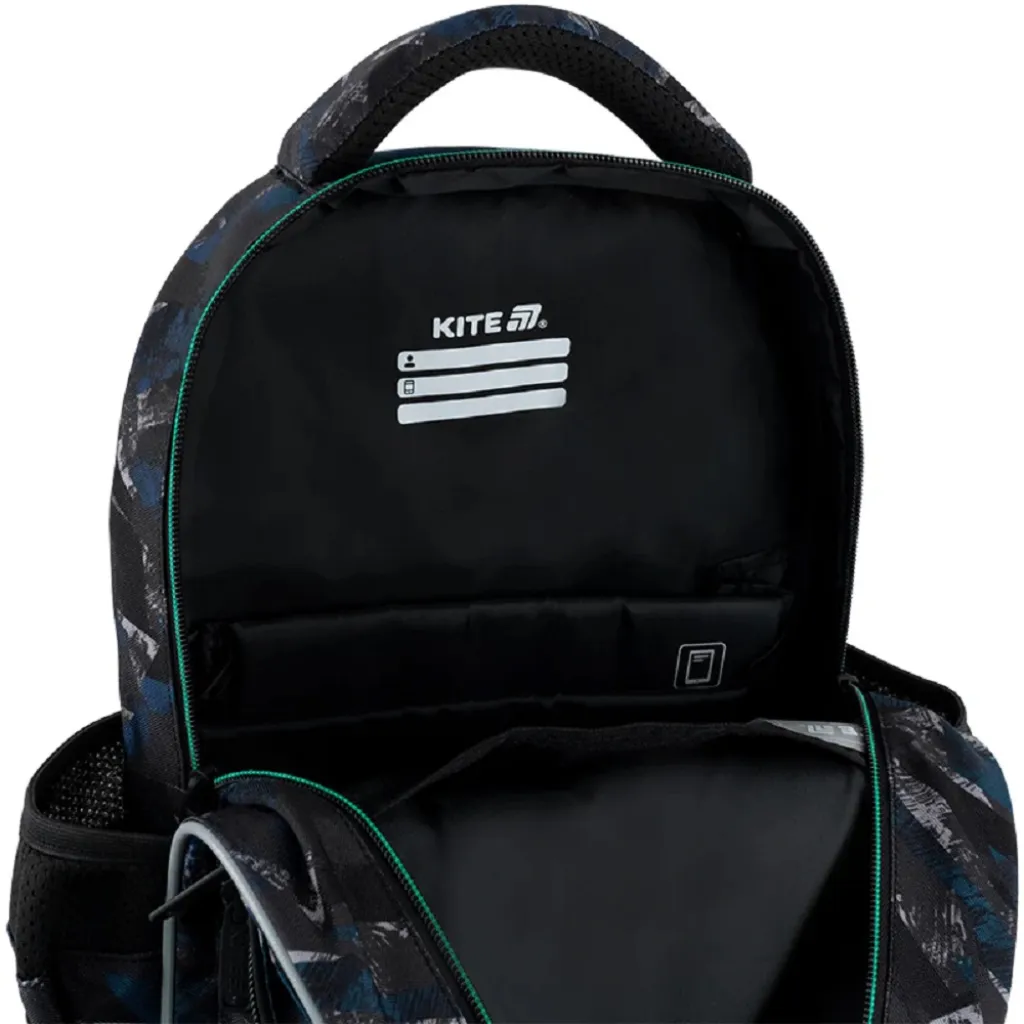 Ортопедичний рюкзак шкільний Kite Education Beast Mode K25-773M-3, чорно-синій Ортопедичний рюкзак шкільний Kite Education Beast Mode K25-773M-3, чорно-синій