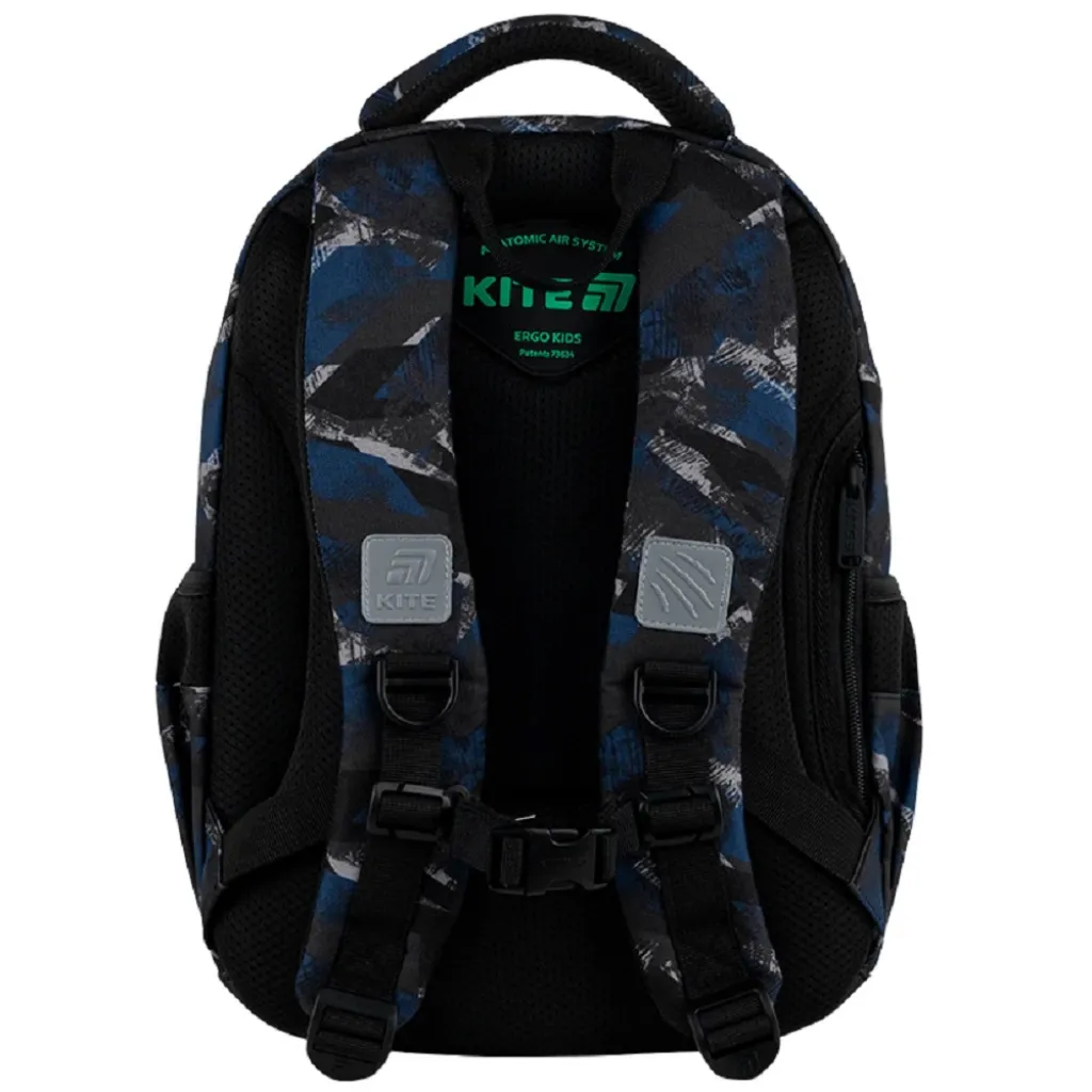 Ортопедичний рюкзак шкільний Kite Education Beast Mode K25-773M-3, чорно-синій Ортопедичний рюкзак шкільний Kite Education Beast Mode K25-773M-3, чорно-синій
