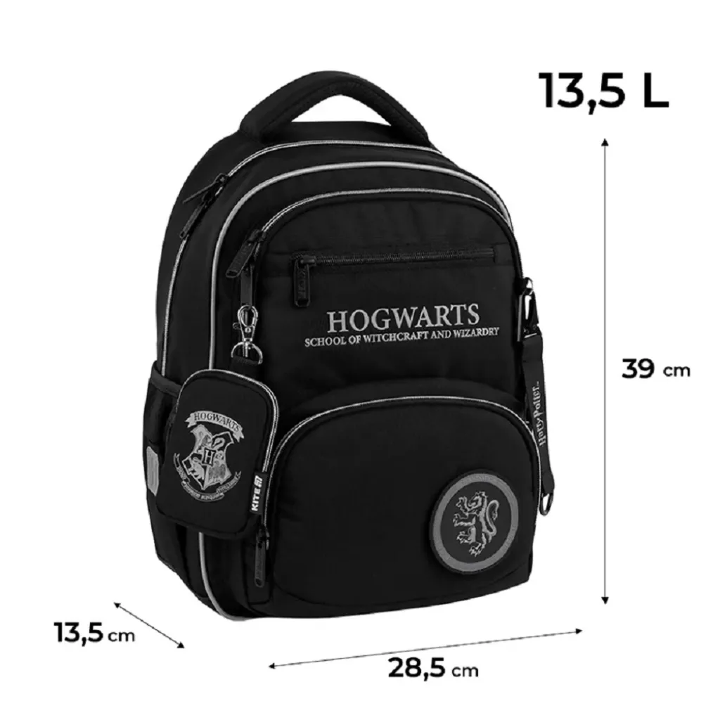 Ортопедичний рюкзак шкільний Kite Education Harry Potter HP25-773M, чорний Ортопедичний рюкзак шкільний Kite Education Harry Potter HP25-773M, чорний