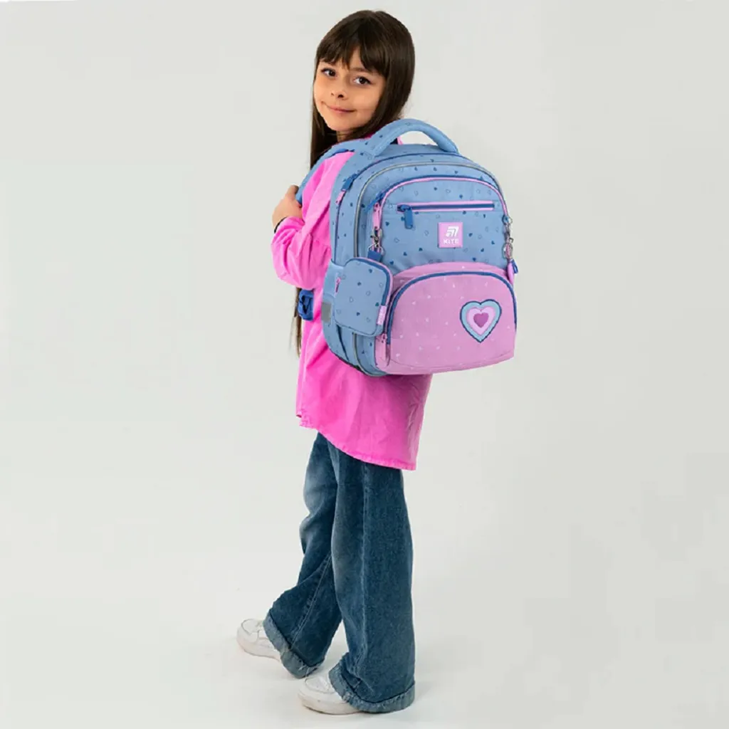 Ортопедический рюкзак школьный Kite Education Lovely K25-773M-1, голубой Ортопедический рюкзак школьный Kite Education Lovely K25-773M-1, голубой