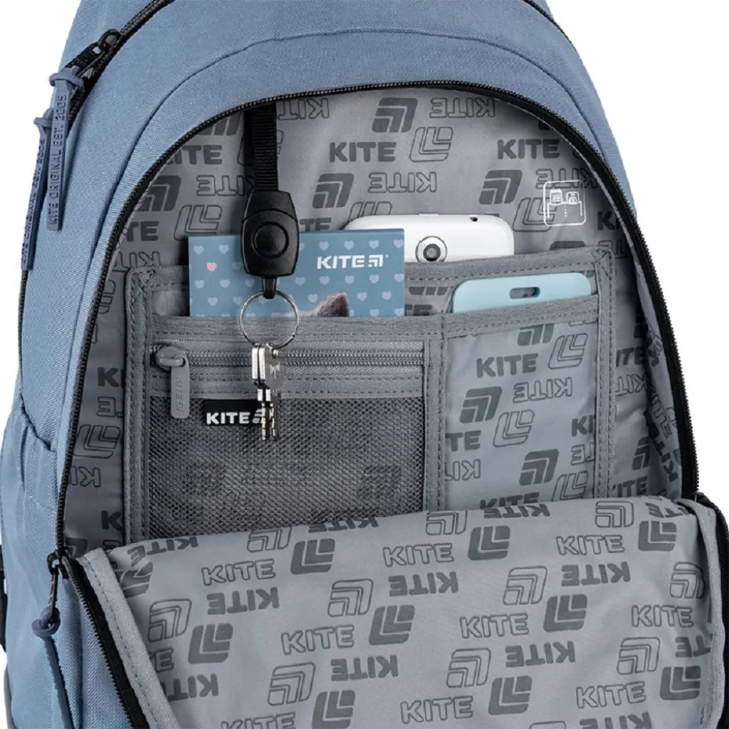 Ортопедичний рюкзак шкільний Kite Education teens K25-2575M-1, блакитний Ортопедичний рюкзак шкільний Kite Education teens K25-2575M-1, блакитний
