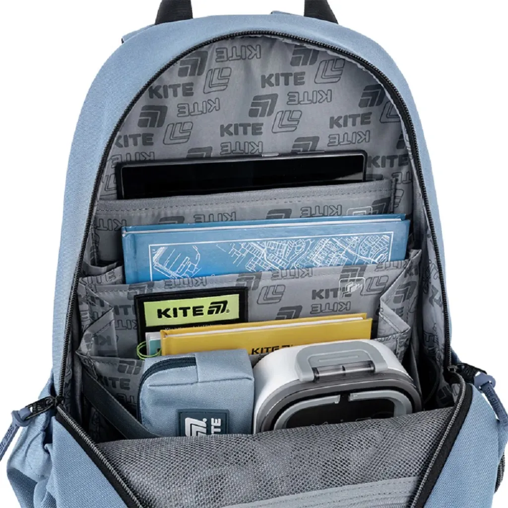 Ортопедичний рюкзак шкільний Kite Education teens K25-2575M-1, блакитний Ортопедичний рюкзак шкільний Kite Education teens K25-2575M-1, блакитний