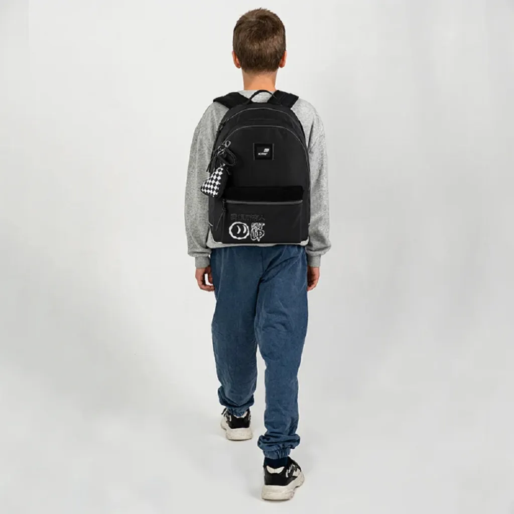 Ортопедичний рюкзак шкільний Kite Education teens K25-2575M-2, чорний Ортопедичний рюкзак шкільний Kite Education teens K25-2575M-2, чорний
