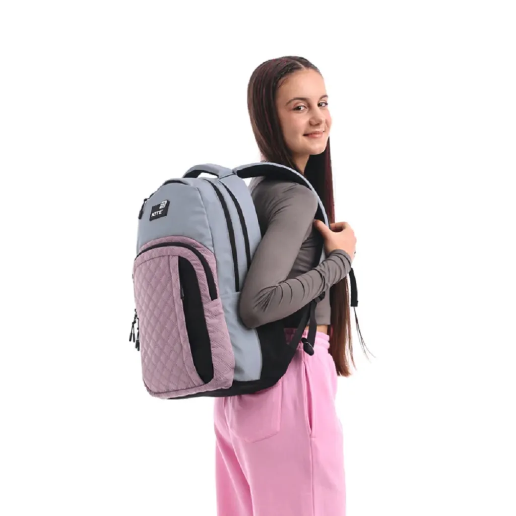 Ортопедичний рюкзак шкільний Kite Education teens K25-2578L-2, сірий Ортопедичний рюкзак шкільний Kite Education teens K25-2578L-2, сірий